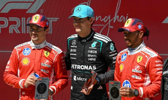 世界杯小组赛赛程-F1上海站冲刺赛：拉塞尔夺冠，法拉利车队位居二三